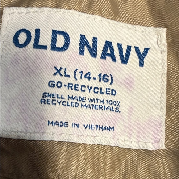 Old Navy Tan Puffer Vest - Picture 4 of 8